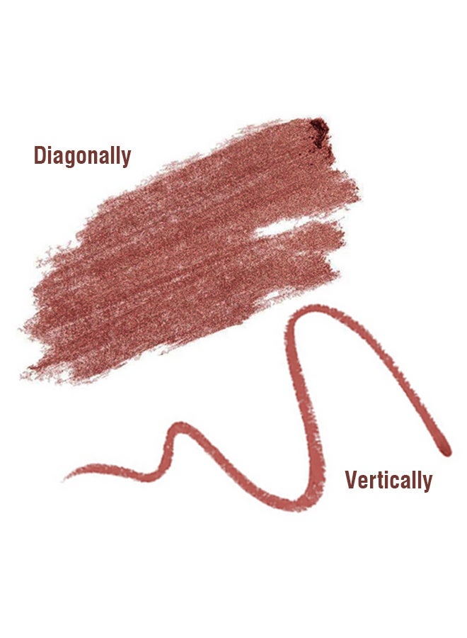 Beckisue Liner Lipstick-Pencil Matte Waterproof Long Lasting Lipstick Lips Contour Makeup Lip Liner Lipsticks, One Stroke Define Lip Liner Non Drying,Easy Color Lip Liner Lipstick #02 Dusk - Image 3